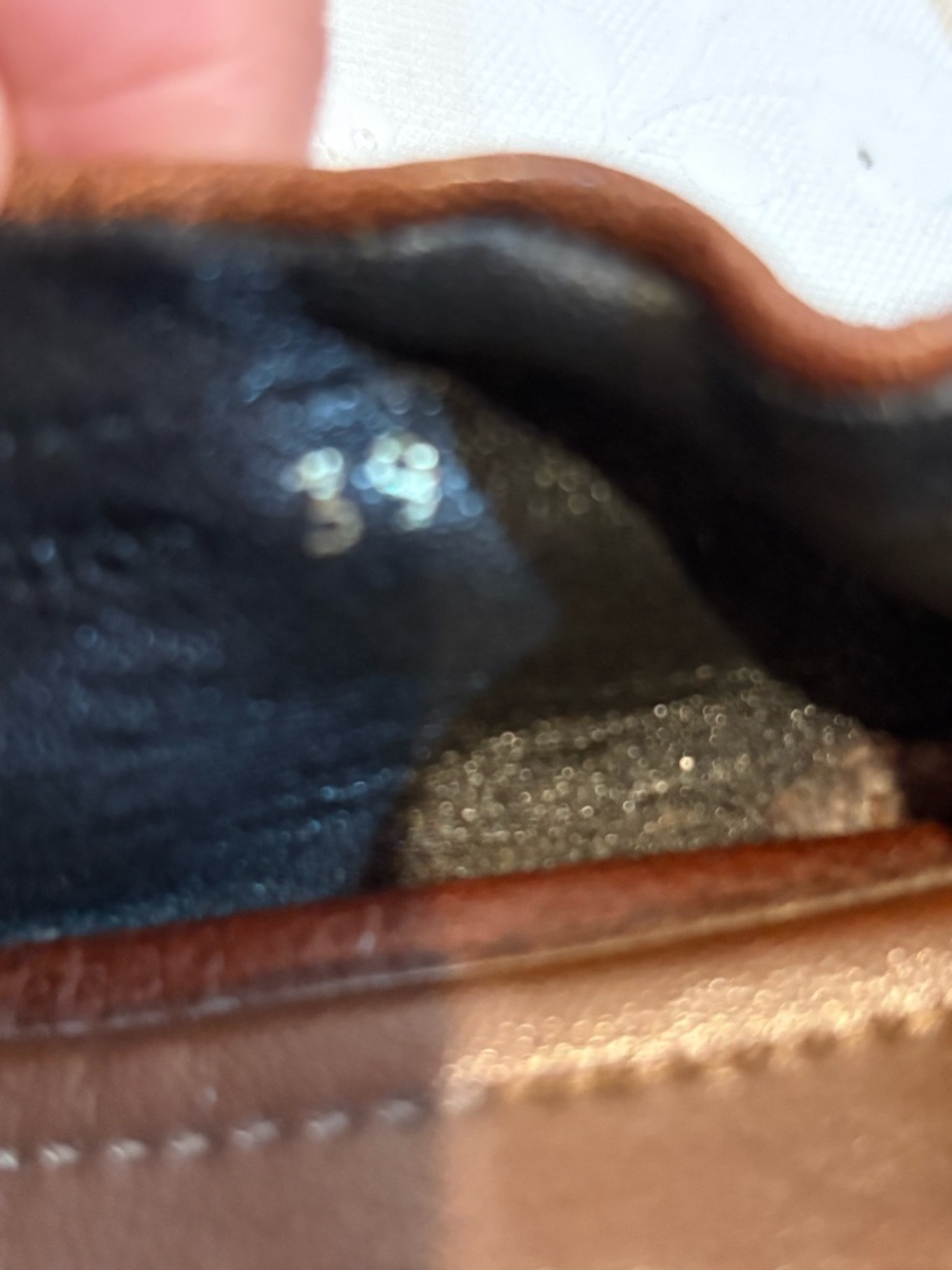Burberry Brown  Canvas & Leather Ballet Flats with Brass Bit Detail - Picture 7 of 8